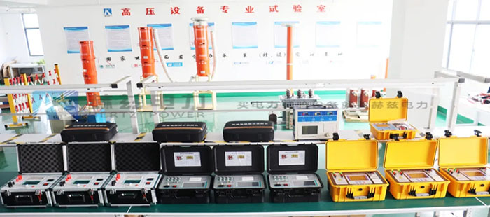 武汉赫兹电力为宁波能源电力公司提供一批电力试验设备